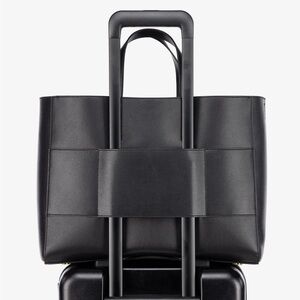 Calpak Black Laptop Tote Bag